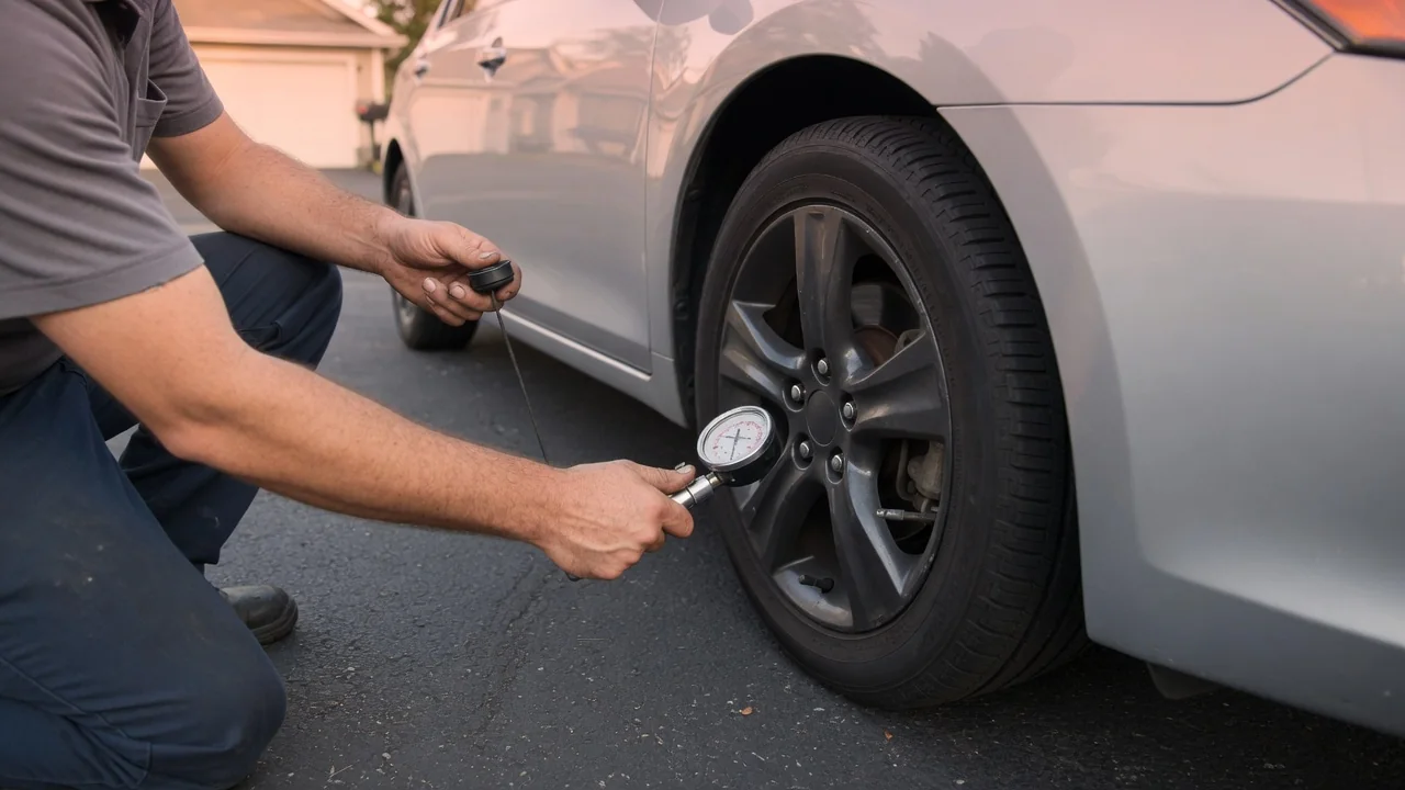 Automotive scene illustrating Why Does a Tire Valve Stem Matter