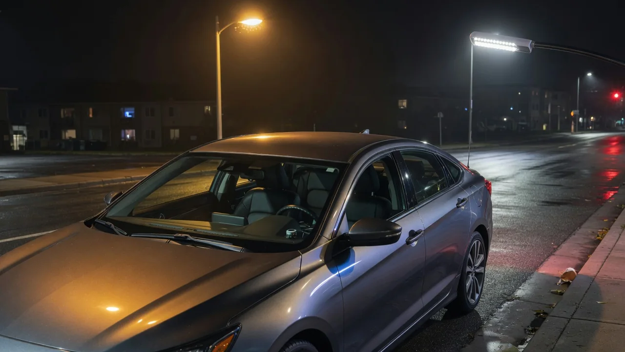 Why Does a Car's Paint Look Different Under Streetlights?