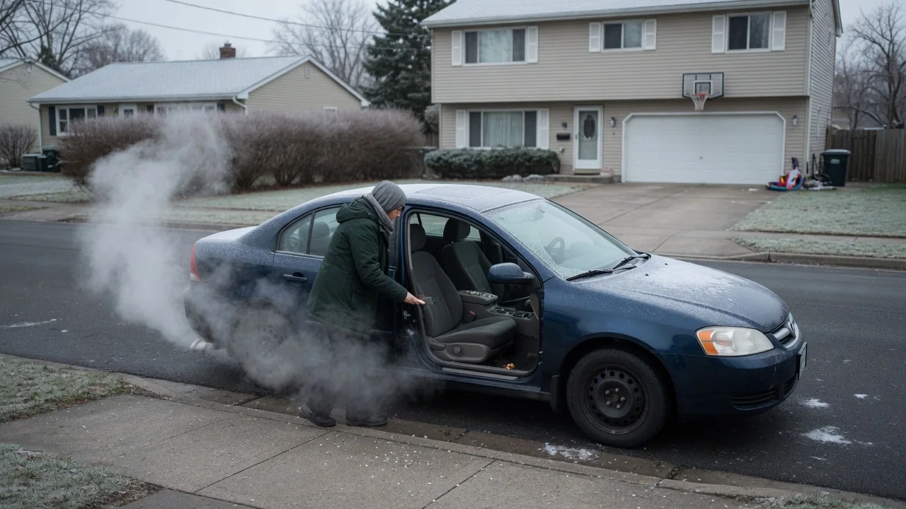 Automotive scene illustrating Why Does a Car Use More Fuel on Short Trips
