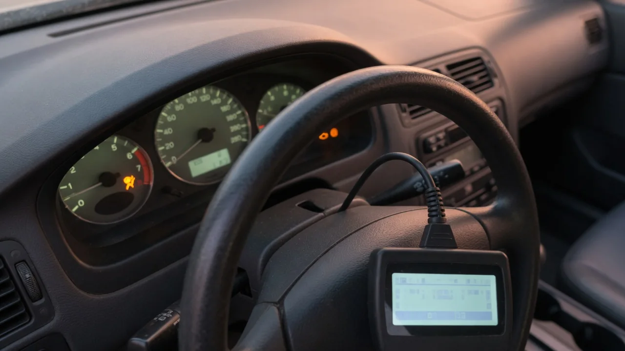 Dashboard airbag warning light on while a scan tool plugged in below reads network U-codes