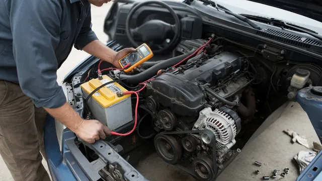 Automotive scene illustrating How Does an Alternator Regulate Voltage