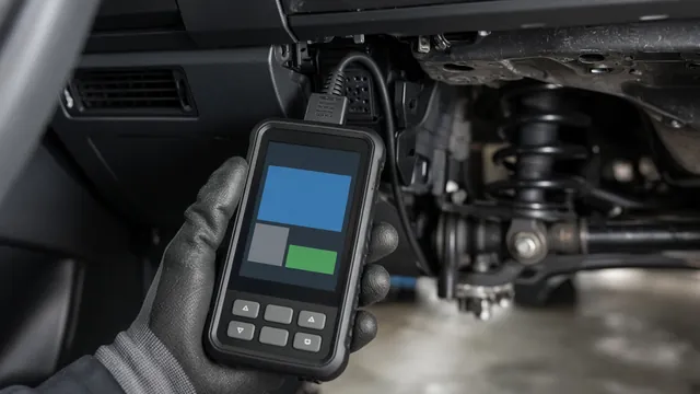 Scan tool connected to a car's diagnostic port showing chassis trouble codes such as C0660