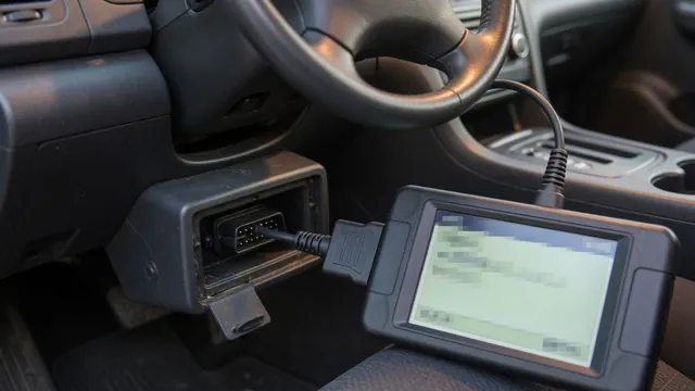 OBD-II scan tool connected under a dashboard showing trouble code P1118