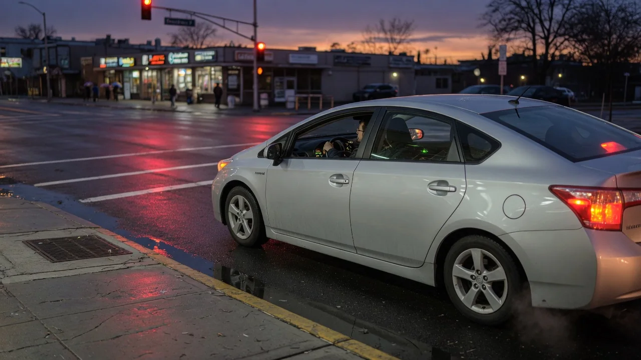 Automotive scene illustrating Why Does a Hybrid Battery Charge While Braking