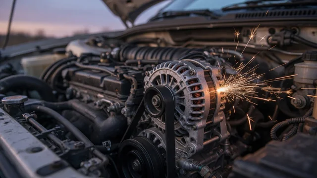 Alternator Throwing Sparks: What It Means and What to Do