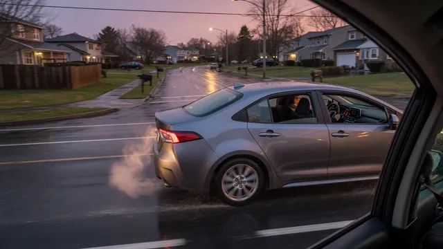 Automotive scene illustrating How Does a Hybrid Car Start Its Engine While Driving