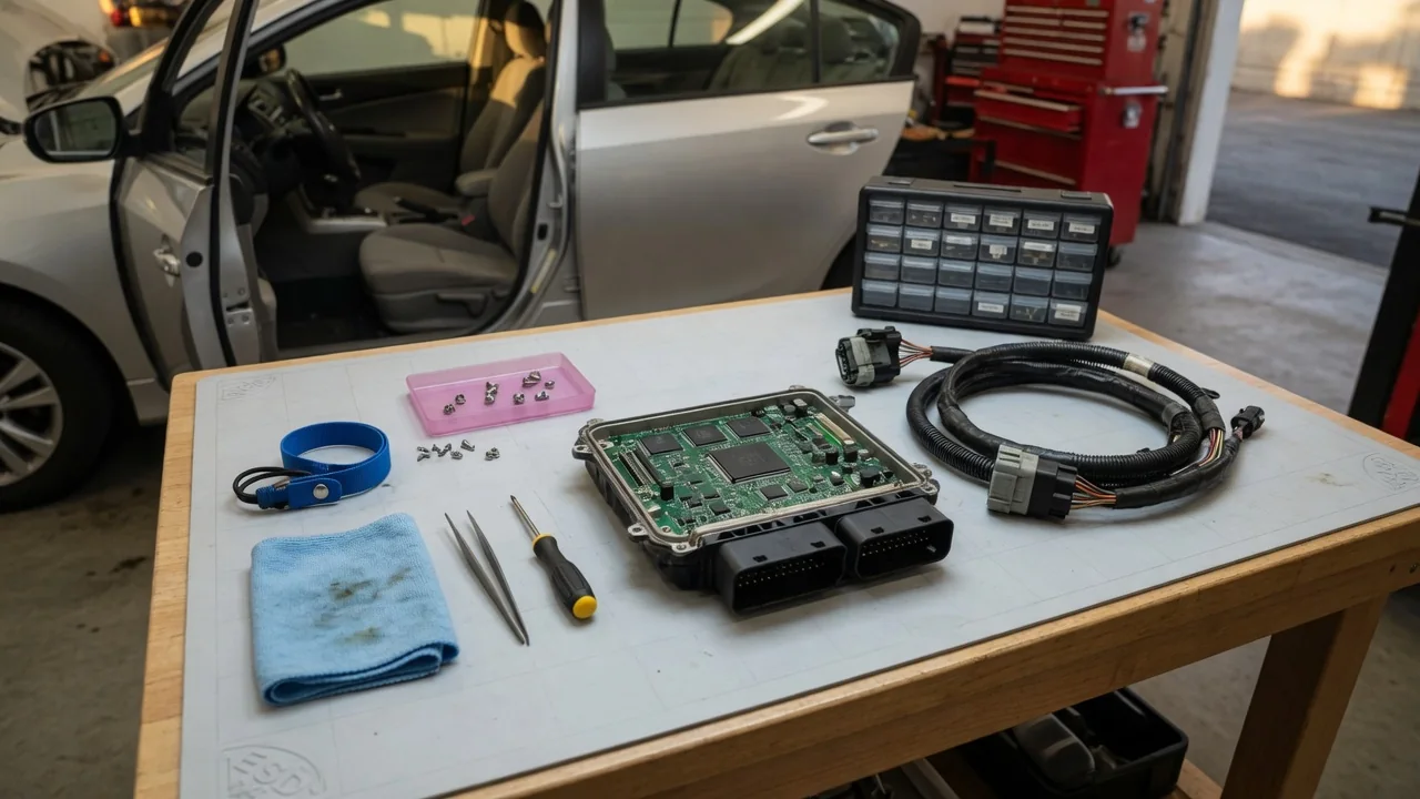 Why Does a Clean Work Surface Matter for Car Electronics?