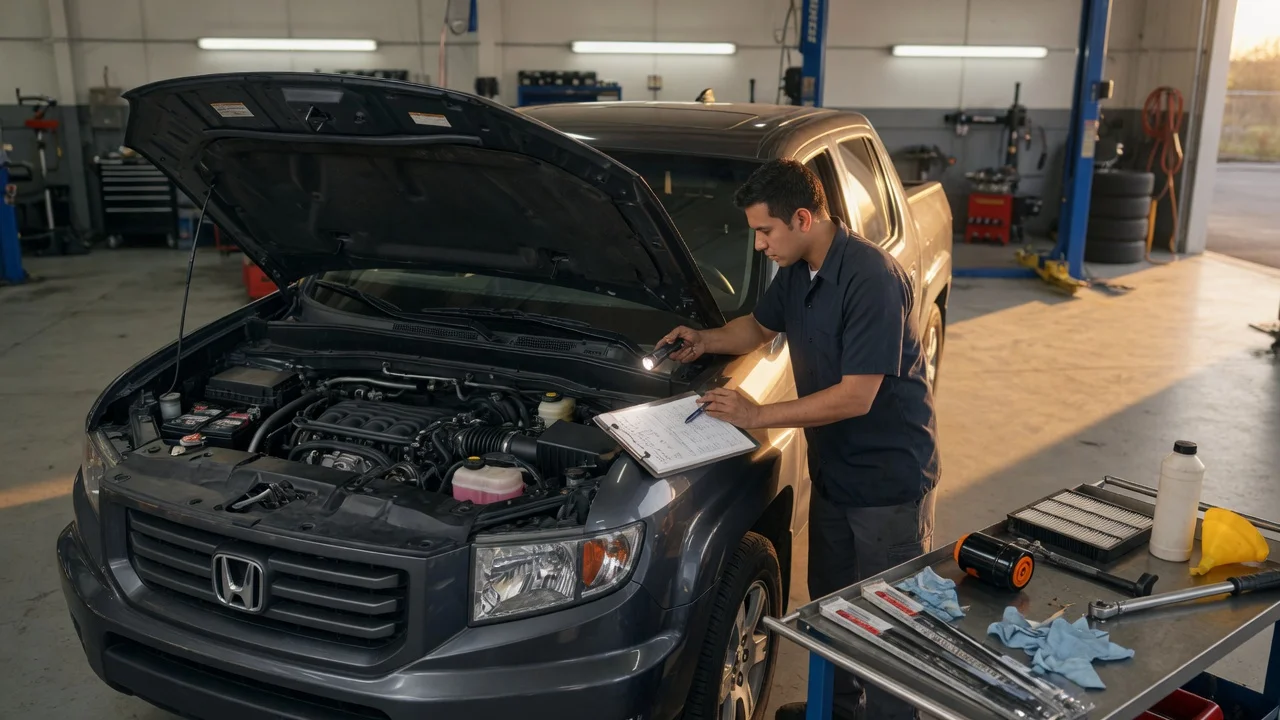 Honda Ridgeline Maintenance Schedule: Planning Required Service