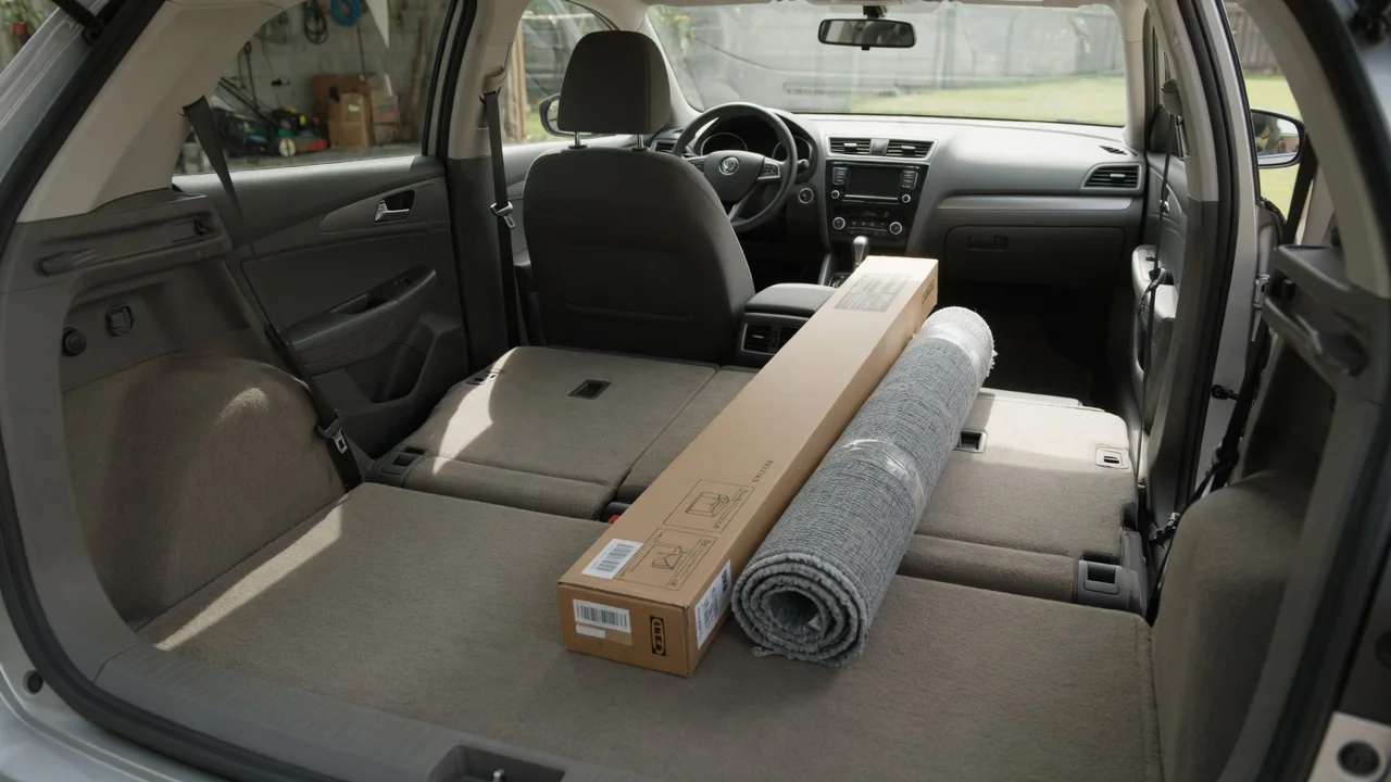 Automotive scene illustrating Why Do Some Cars Have Fold-Flat Front Passenger Seats