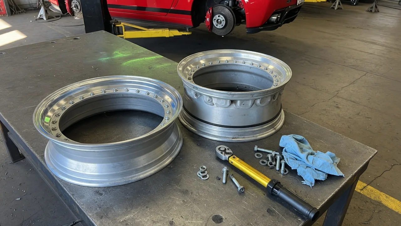 What Is a Three-Piece Wheel? Construction, Sealing, and Service