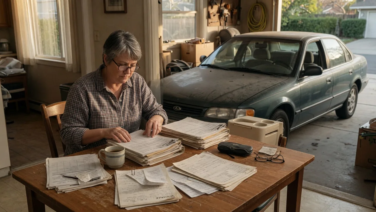 Automotive scene illustrating Why Should You Keep Old Car Service Records