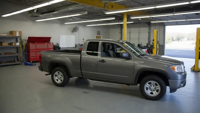 Ram 1500 pickup parked in a service bay for fuel system diagnosis