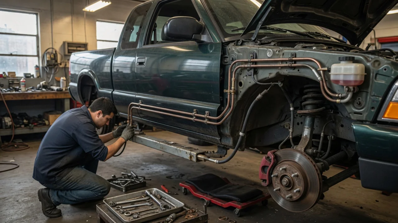How to Read a 2001 GMC Sonoma Brake Line Diagram