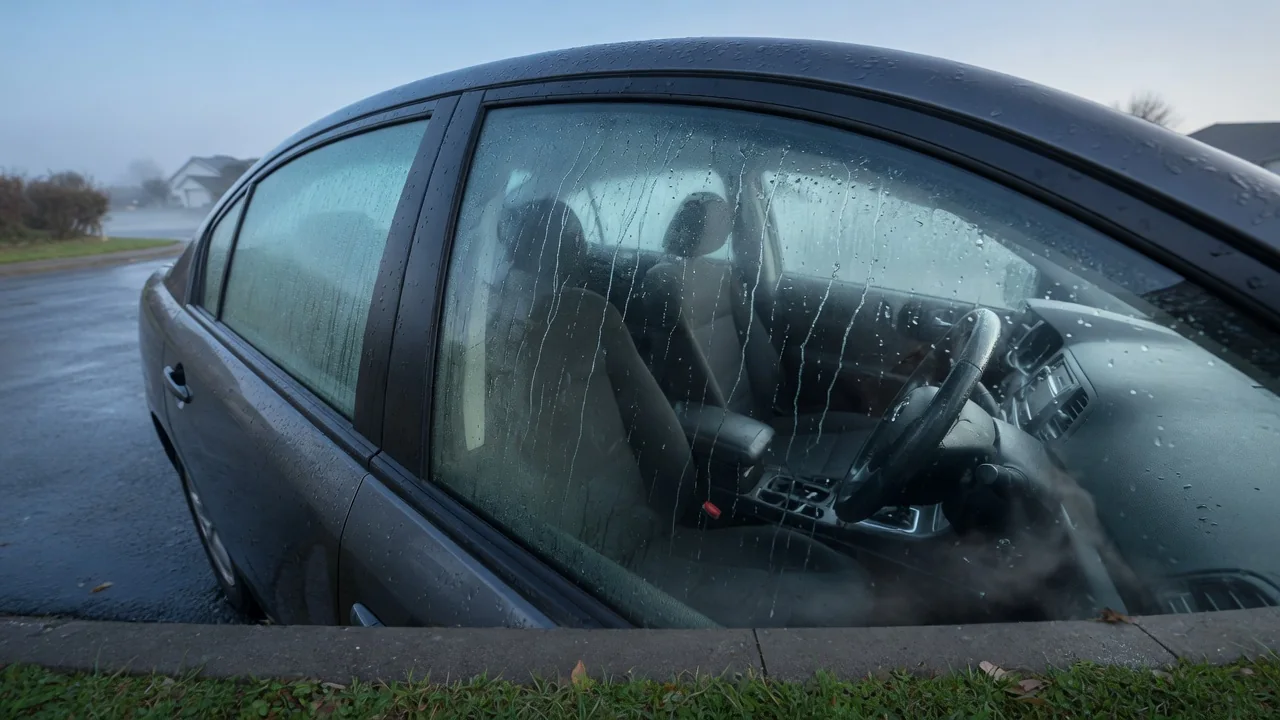 Why Does a Parked Car Condense Water Inside?