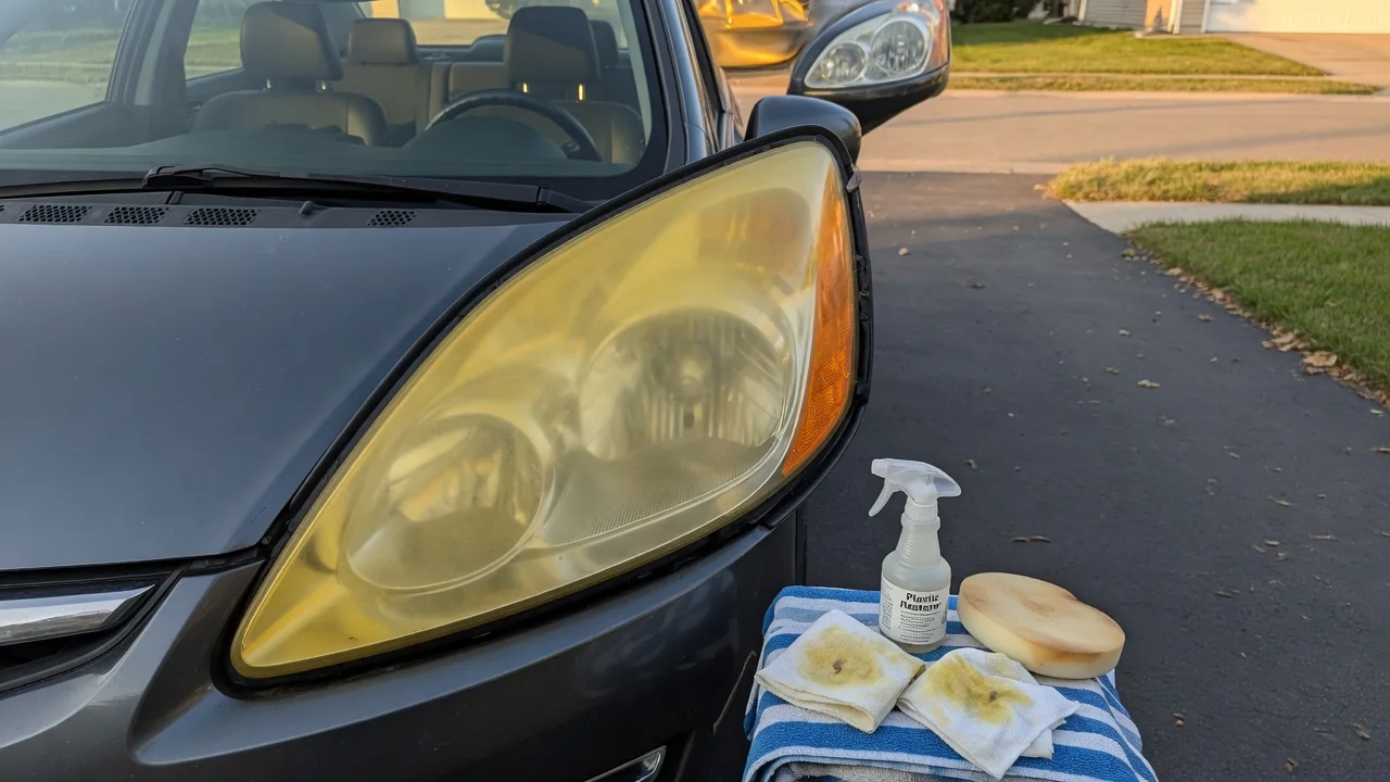Why Does a Headlight Lens Turn Yellow? Causes and Restoration
