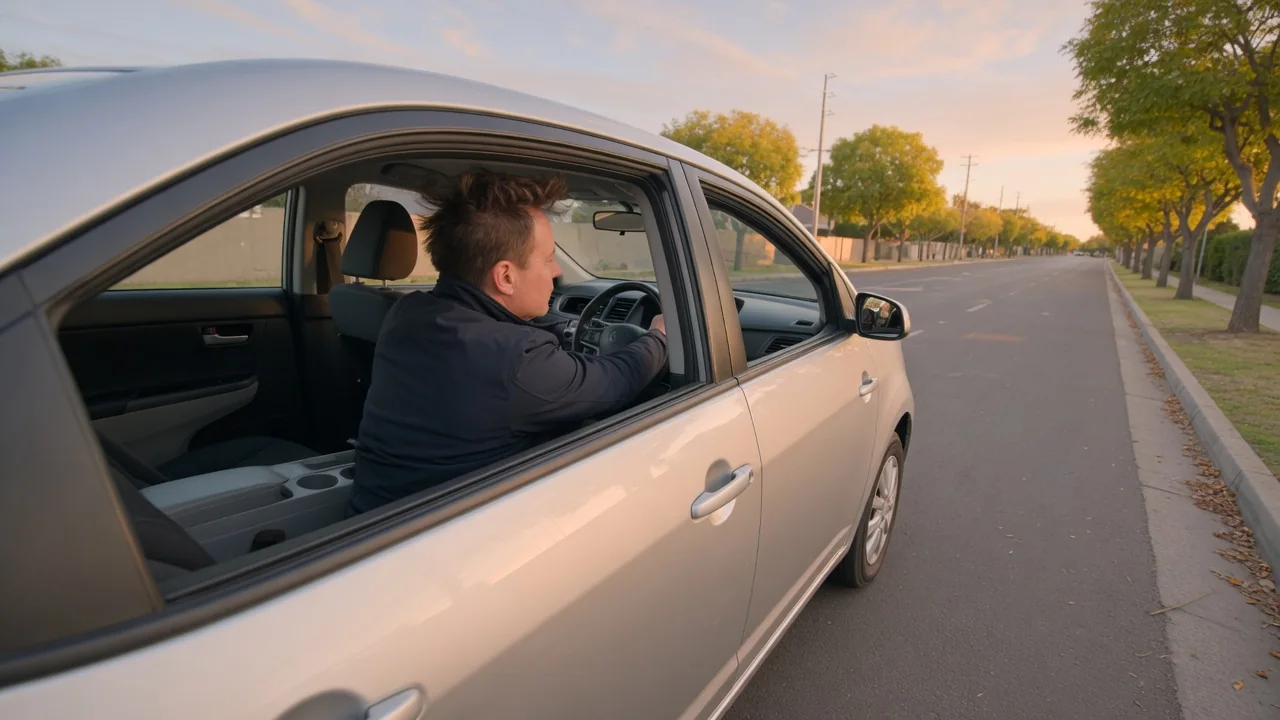 Automotive scene illustrating Why Does a Car Sound Louder With Windows Open