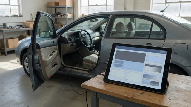 Diagnostic scan tool beside a vehicle dashboard displaying the P0607 trouble code