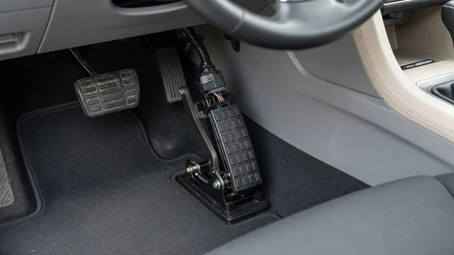 Accelerator pedal assembly and wiring connector in a vehicle footwell