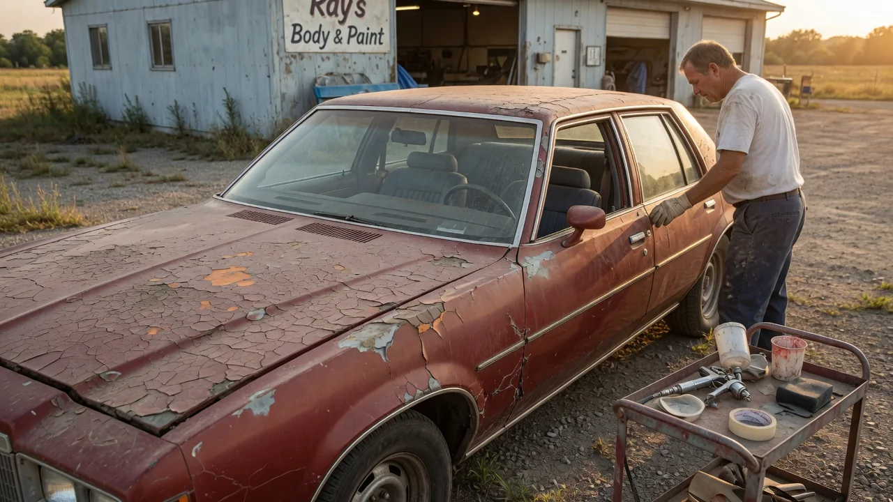 Why Does Old Car Paint Crack? Aging, Movement and Refinish