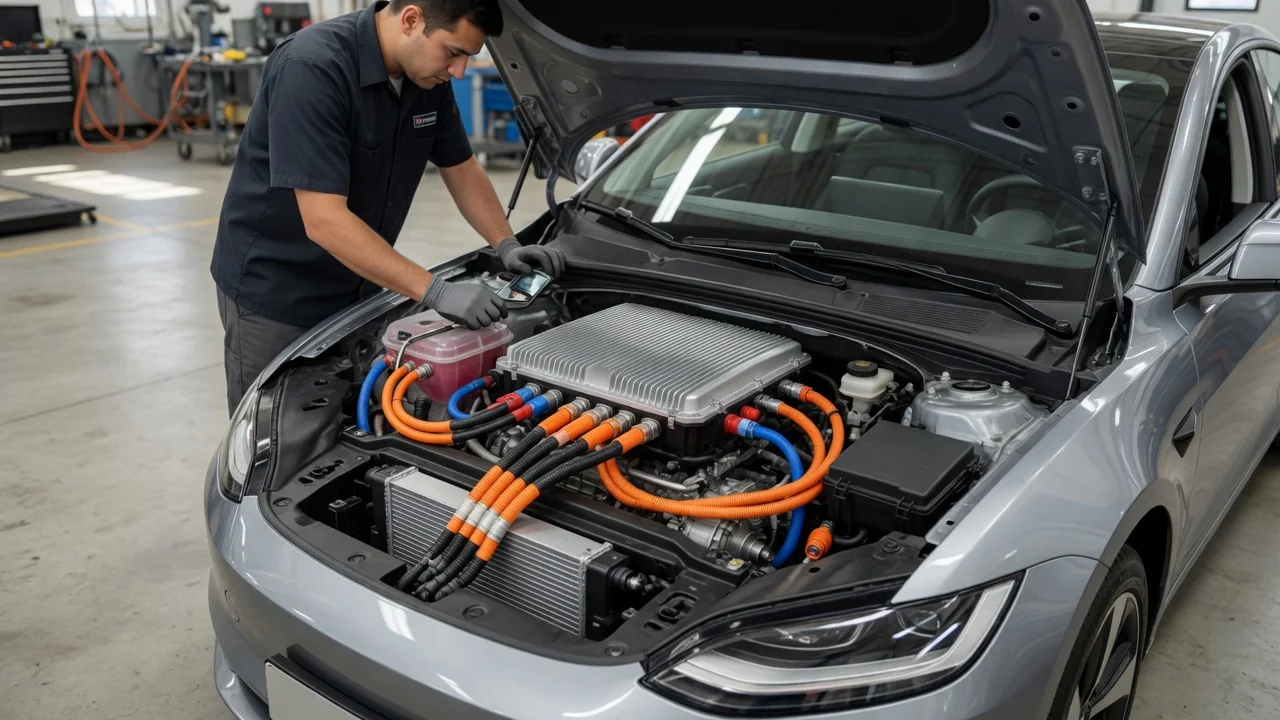 What Does an EV Inverter Do? DC to AC, Motor Control and Cooling