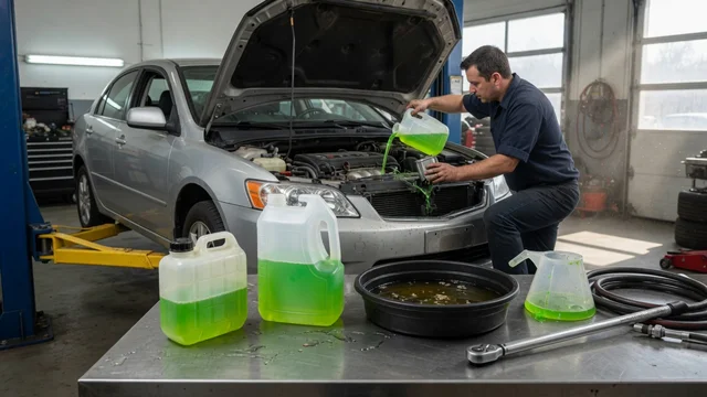 Car Coolant Costs: Budgeting for Scheduled Coolant Service