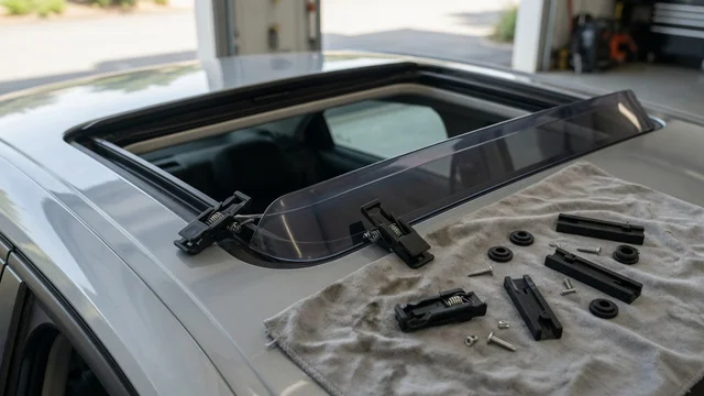 Sunroof Wind Deflector Clips and Hardware