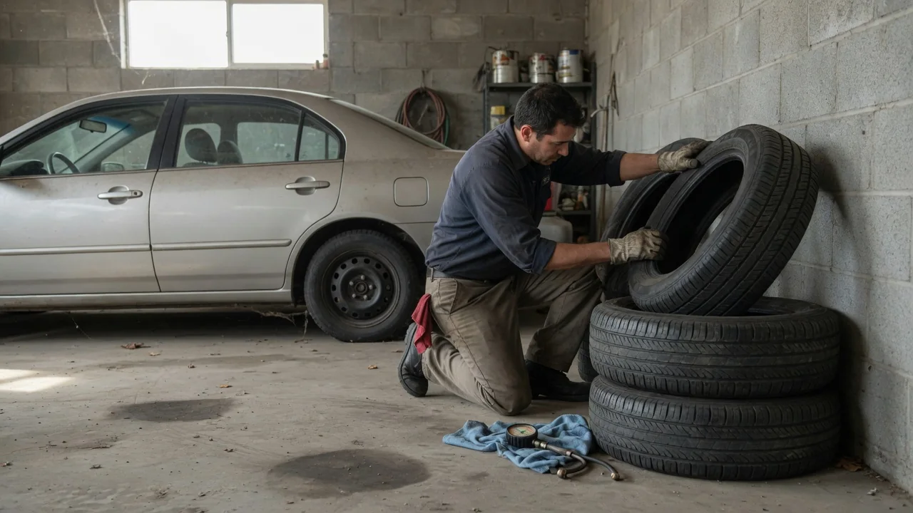 Why Do Stored Tires Need Attention? Pressure, Flat Spots and Inspection