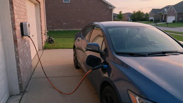 Automotive scene illustrating What Does AC Charging Mean for an EV