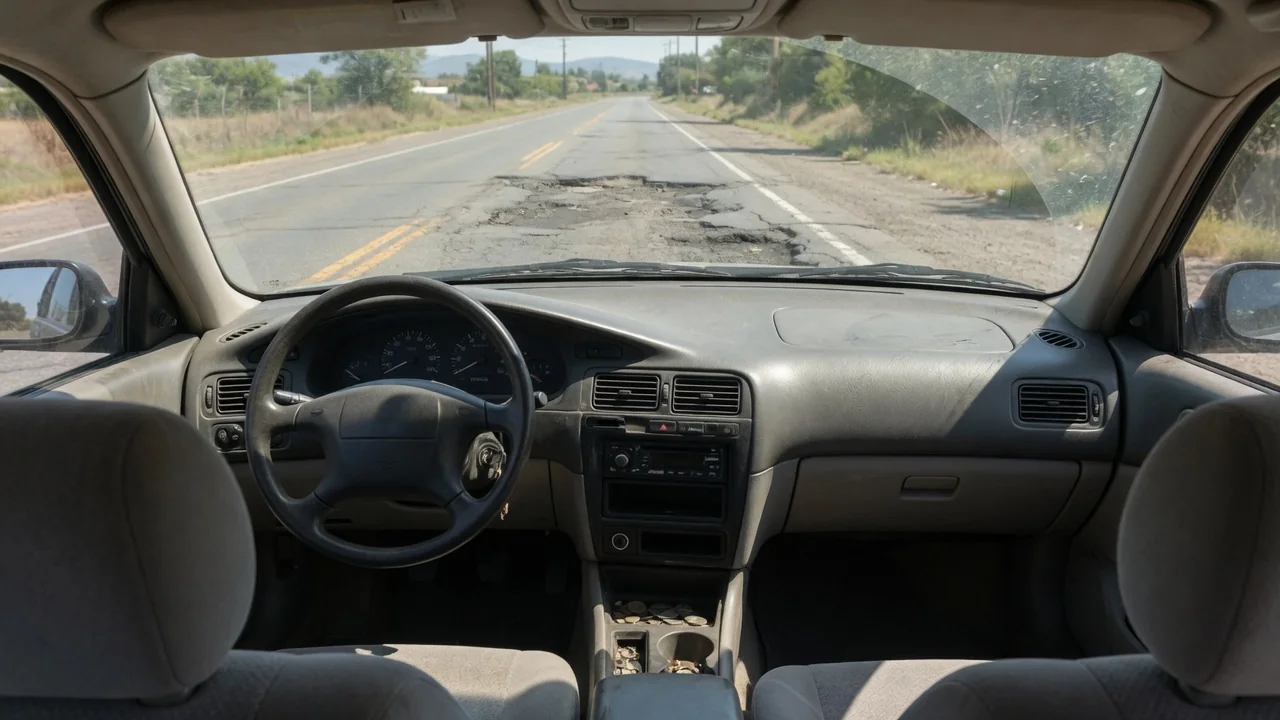 Automotive scene illustrating Why Does a Dashboard Rattle on Rough Roads