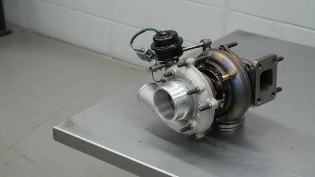 Illustration of a turbocharger actuator, position feedback sensor, and wiring connector