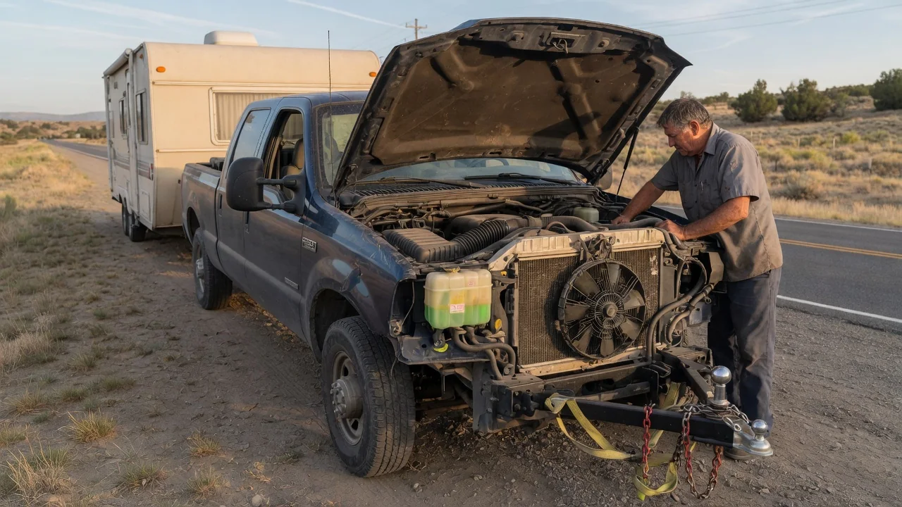 Why Does an Engine Run Warmer While Towing?