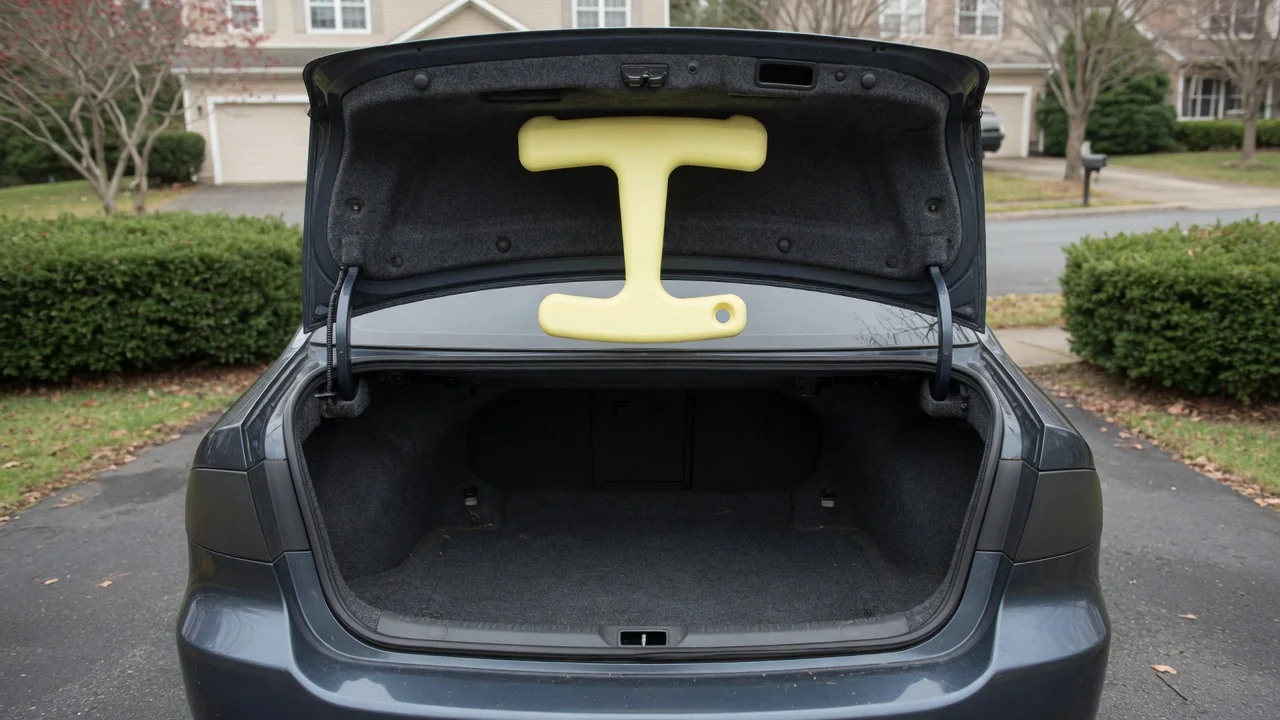 Automotive scene illustrating Why Does a Car Trunk Have an Interior Release