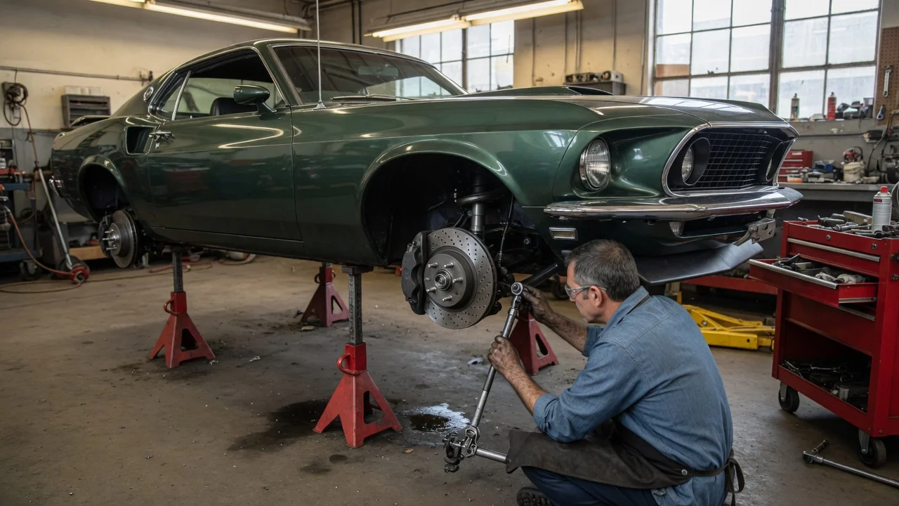 Fitting Disc Brakes to a 1969 Mustang