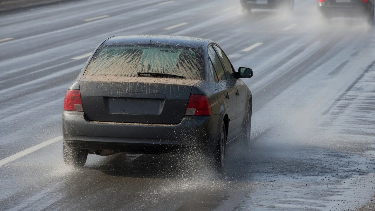 Why Does Road Spray Dirty a Rear Window Faster?
