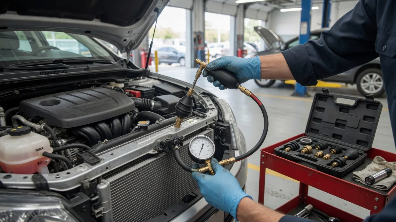 How a Cooling System Pressure Tester Works and What to Expect at AutoZone