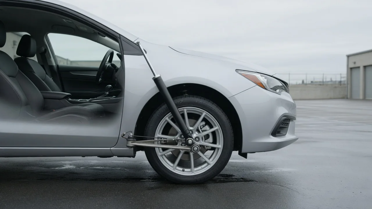 Why Does Caster Help a Steering Wheel Self-Center?
