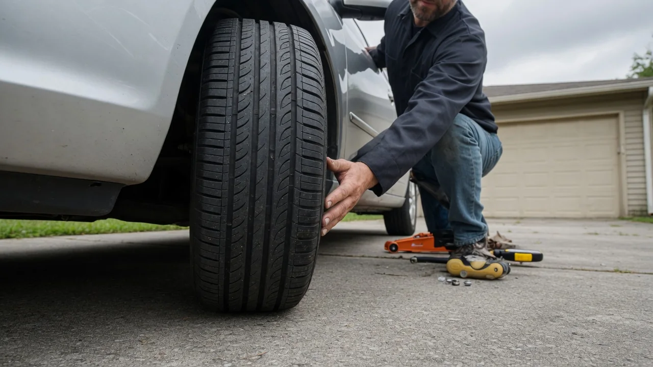 Automotive scene illustrating Why Does a Tire Wear Faster in the Center