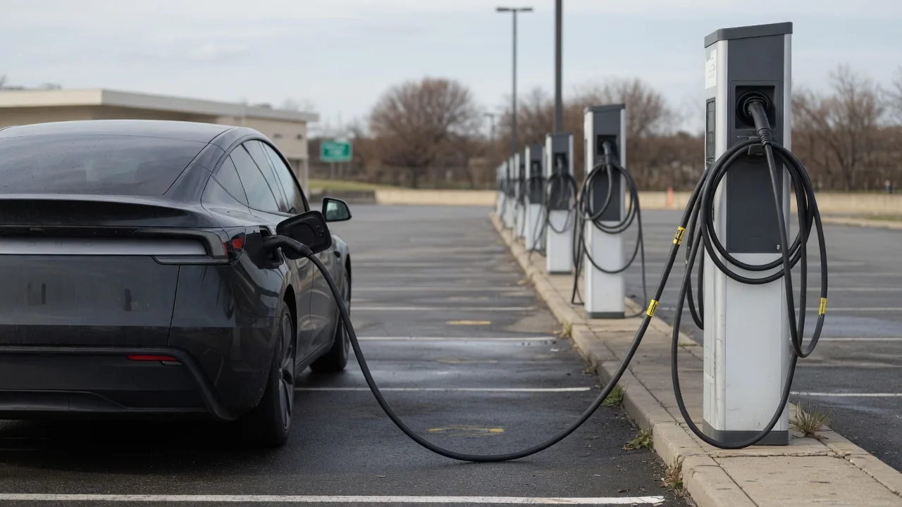 Automotive scene illustrating What Does DC Fast Charging Mean