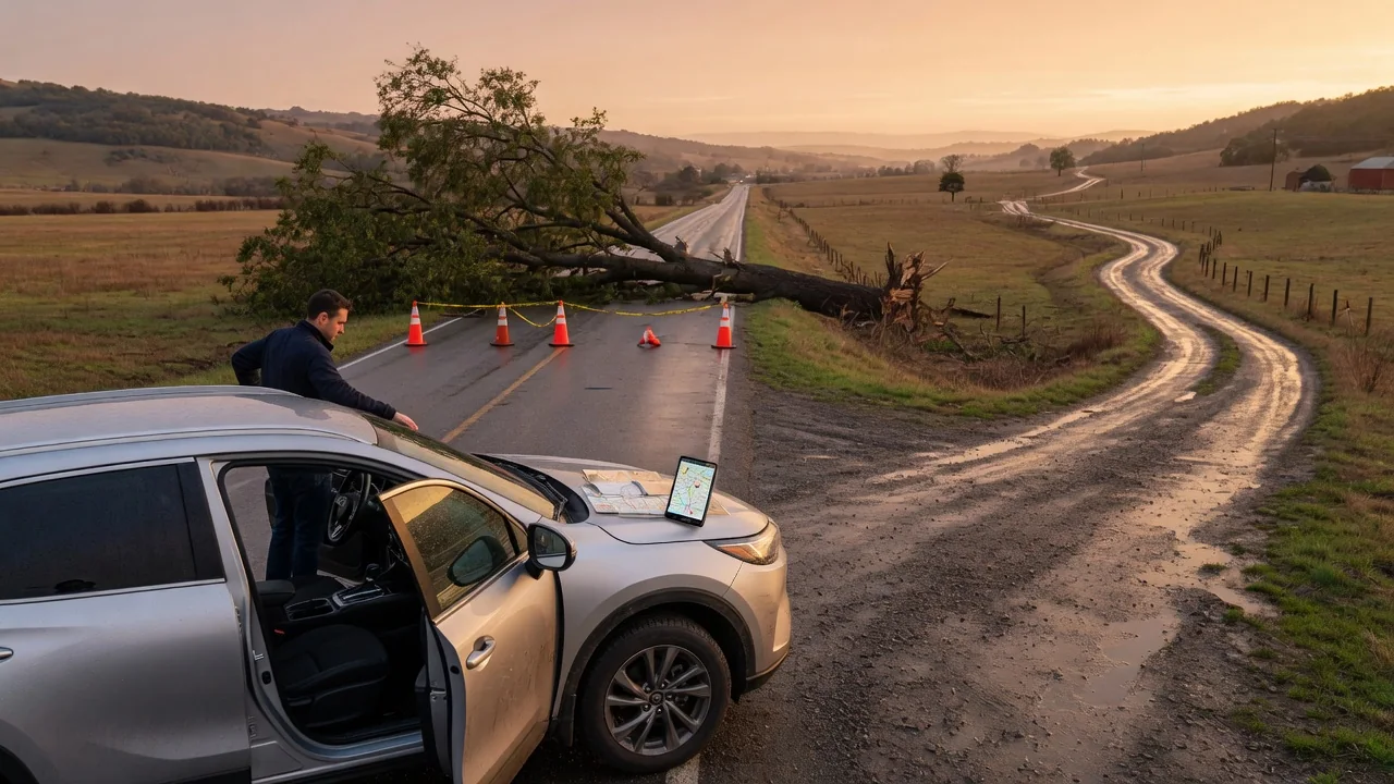 Why Should a Route Plan Include a Backup Road?