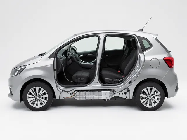Illustration of an EV battery pack positioned beneath the passenger cabin