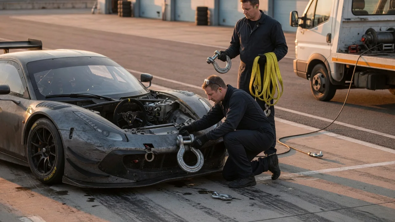 Why Do Race Cars Have Tow Hooks? Recovery, Mounting and Inspection