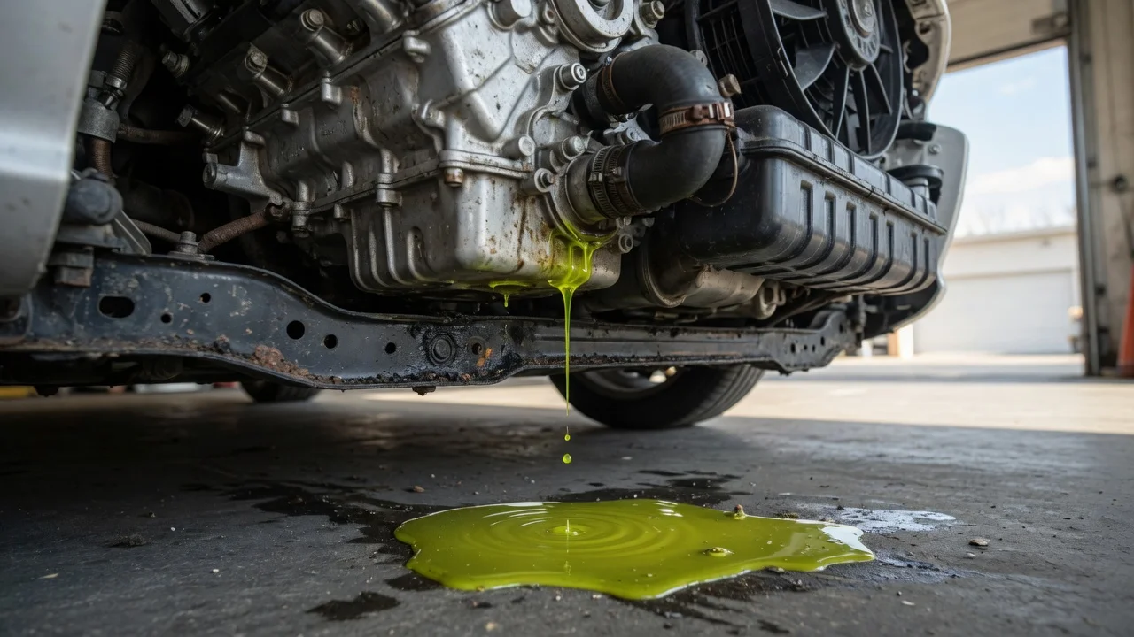 Coolant Leaking from the Bottom of the Engine: Finding the Source