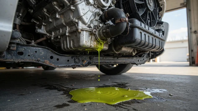 Coolant Leaking from the Bottom of the Engine: Finding the Source