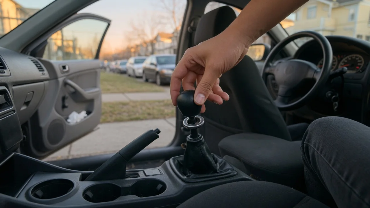 Automotive scene illustrating Why Does a Manual Transmission Have a Reverse Lockout
