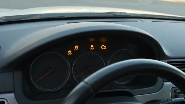 Illustration of a Toyota or Lexus dashboard with check engine, TRAC OFF, and VSC warnings illuminated.
