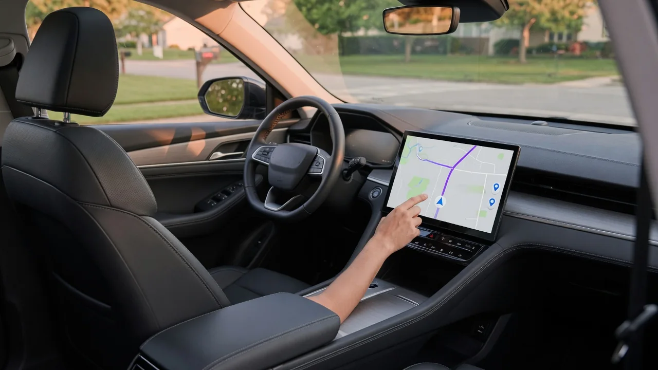 Automotive scene illustrating Why Does a Car Remember Recent Destinations