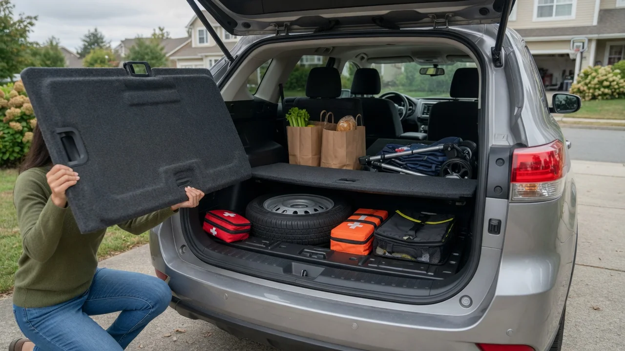 Automotive scene illustrating Why Do Some Cars Have Hidden Cargo Compartments