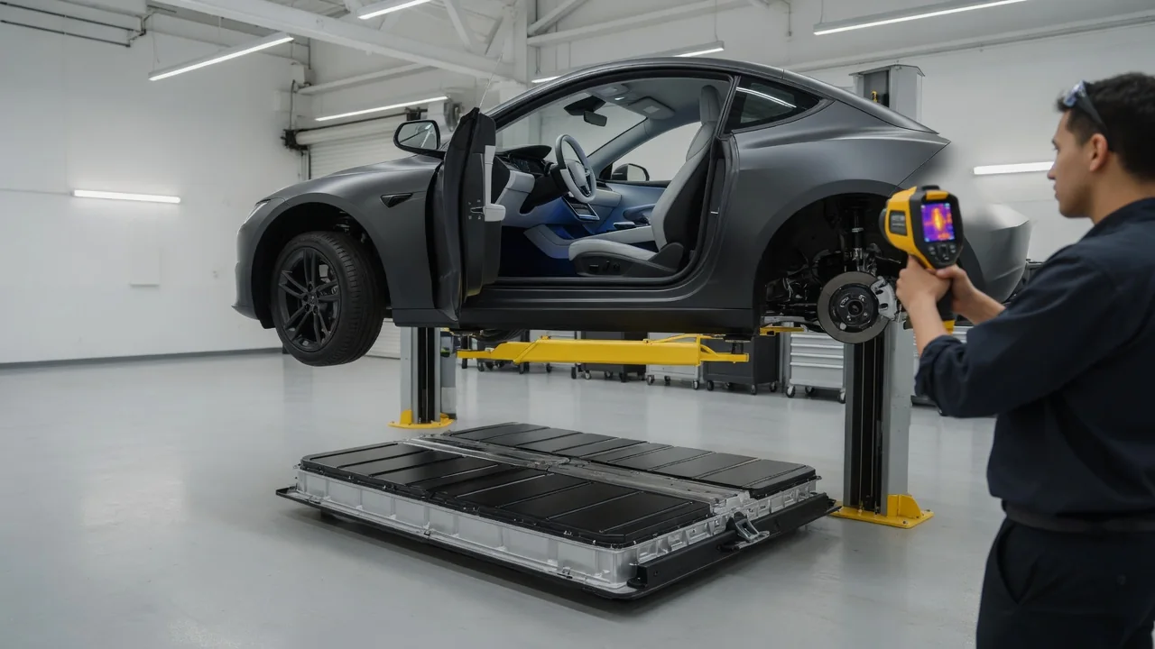 How Does an EV Estimate Battery Temperature? Sensors, Models, and Display