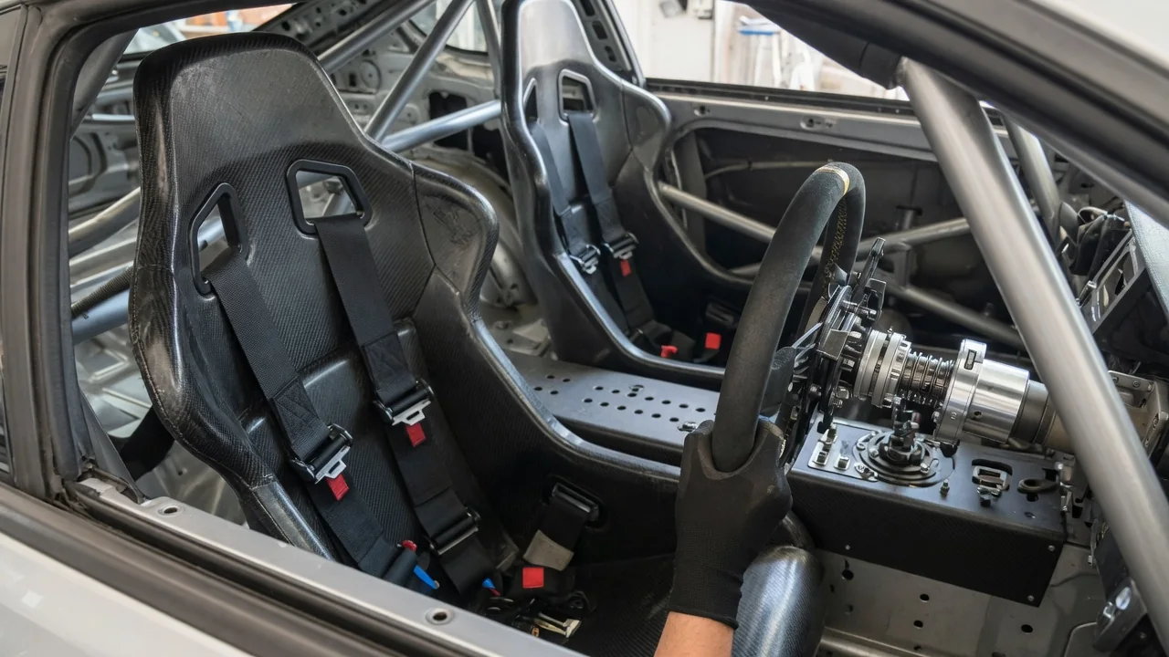 Why Do Race Cars Use Quick-Release Steering Wheels?