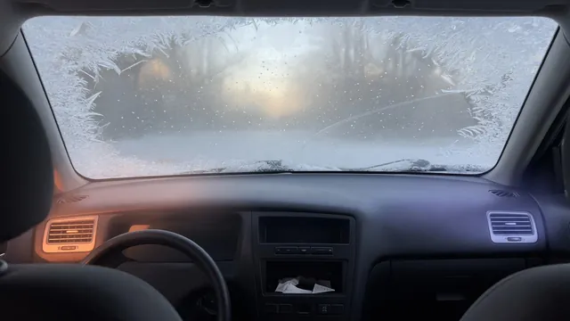Car dashboard with warm air coming from the driver side vents and cold air from the passenger side vents